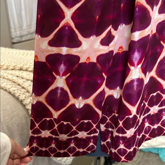 DR2 Purple Patterned Women's Top - Picture 6 of 7